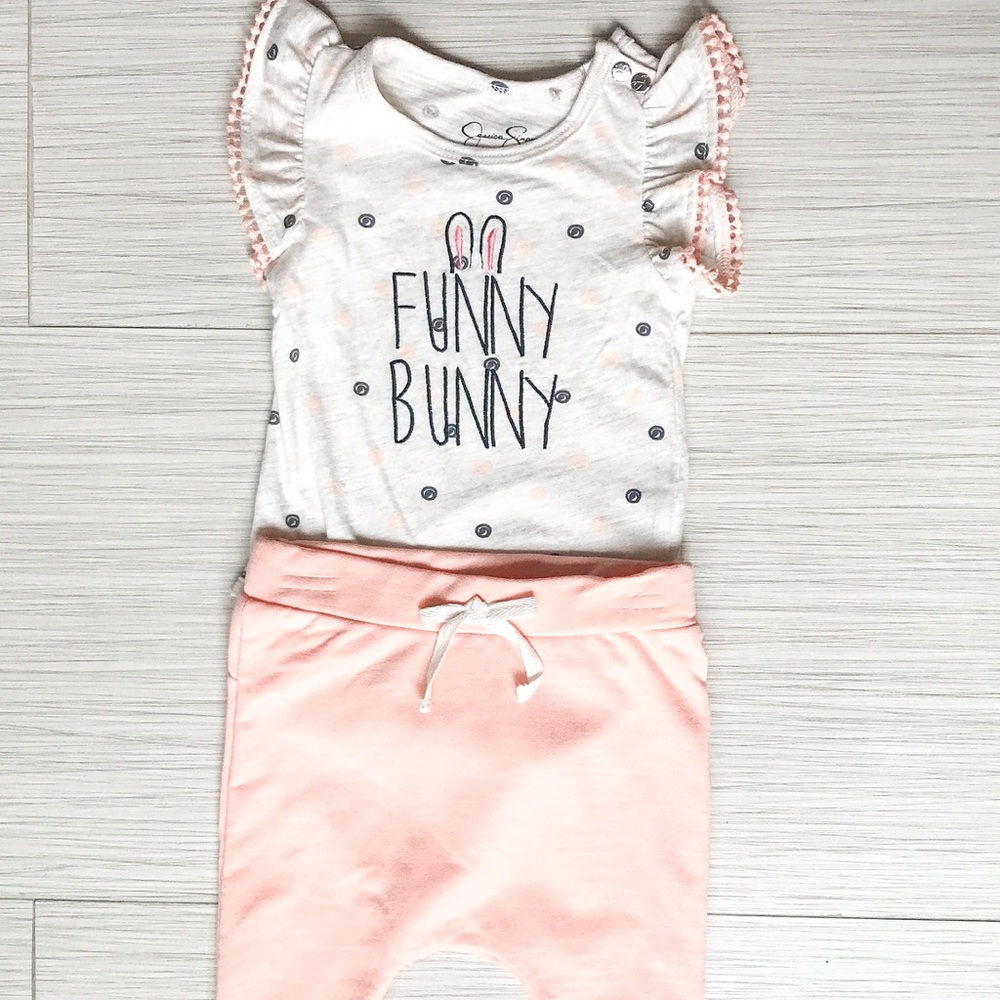 Jessica Simpson matching harem pant set